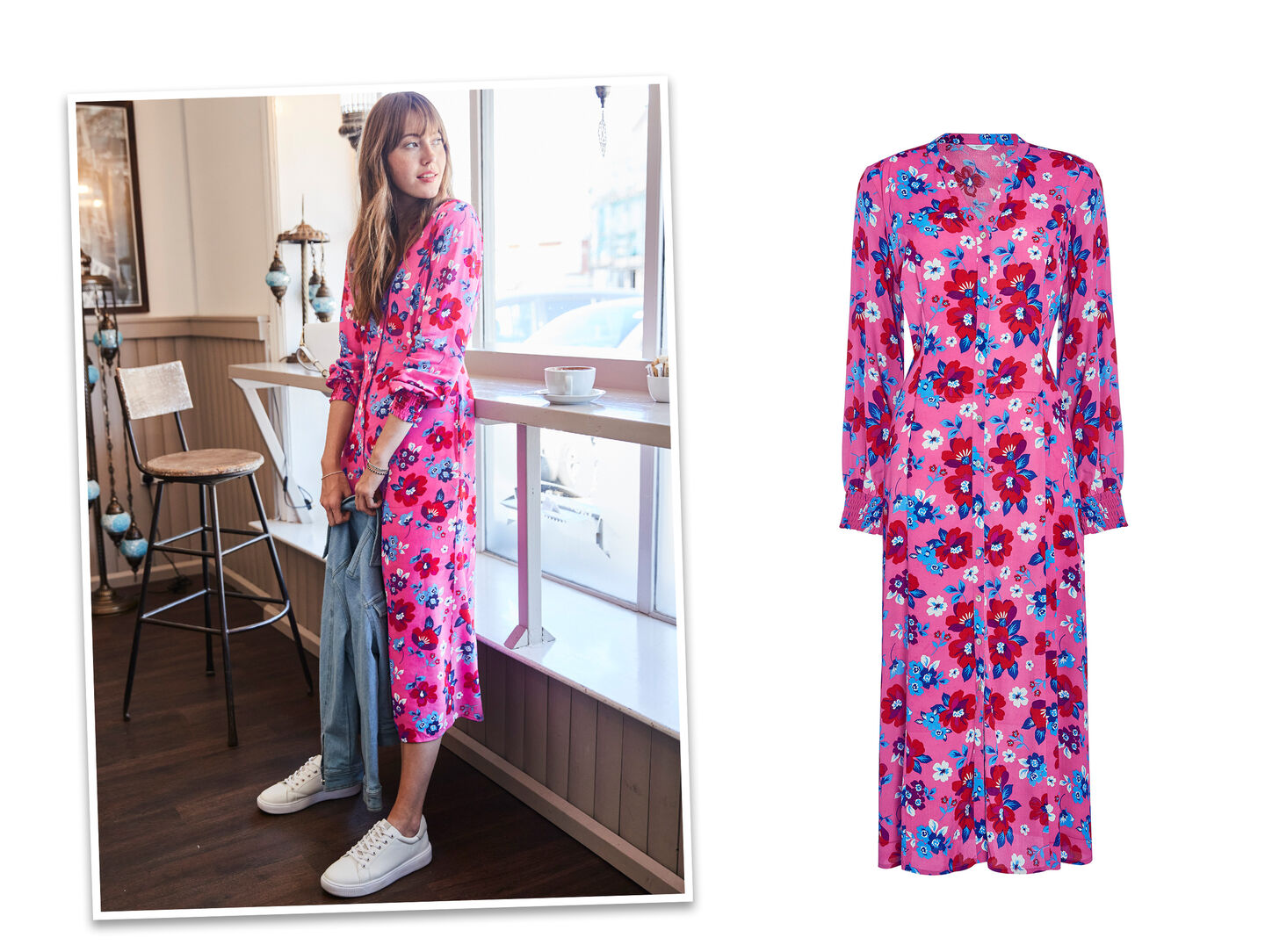 High/Low Fashion Maxi Shirt Dress