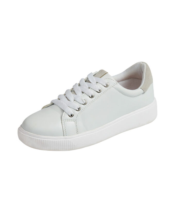 High/Low Fashion Classic White Trainers