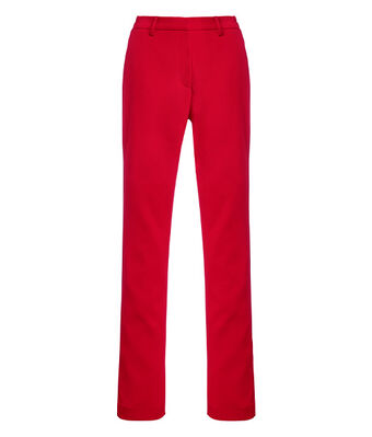 Red trousers for women