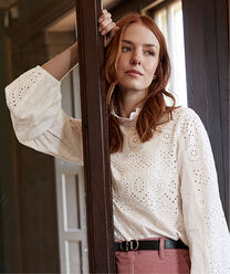 The Broderie Blouse