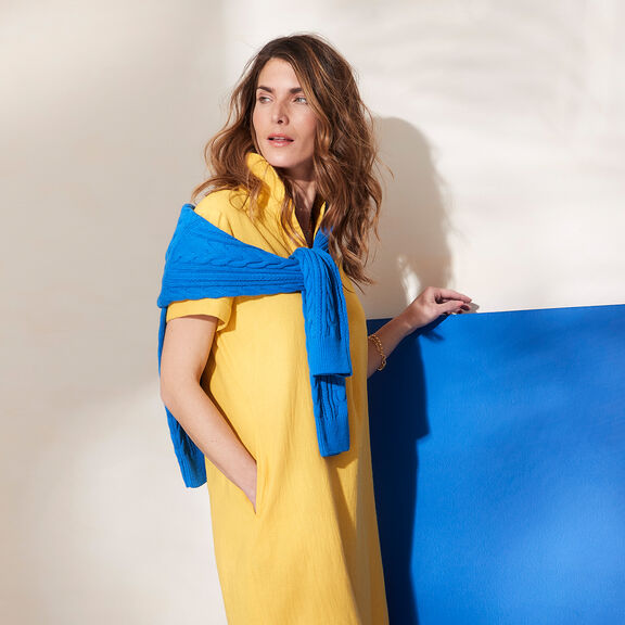 Yellow & Cobalt | By Cotton Traders