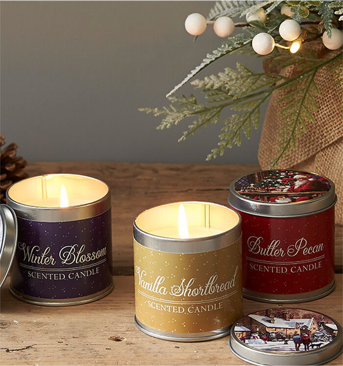 Pack of 3 Christmas Candles