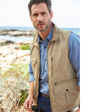 Great Outdoors | Multi Pocket Gilet | By Cotton Traders