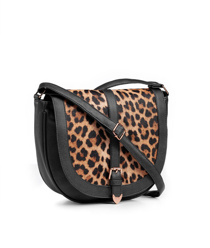 Leopard Saddle Bag
