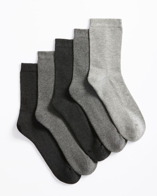5 Pack Comfort Top Cushioned Sole Socks