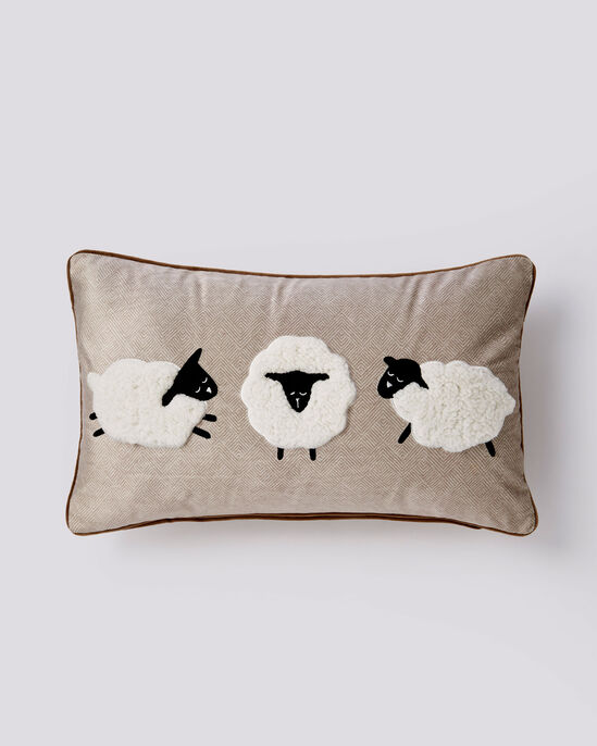 Sheep Appliqué Cushion