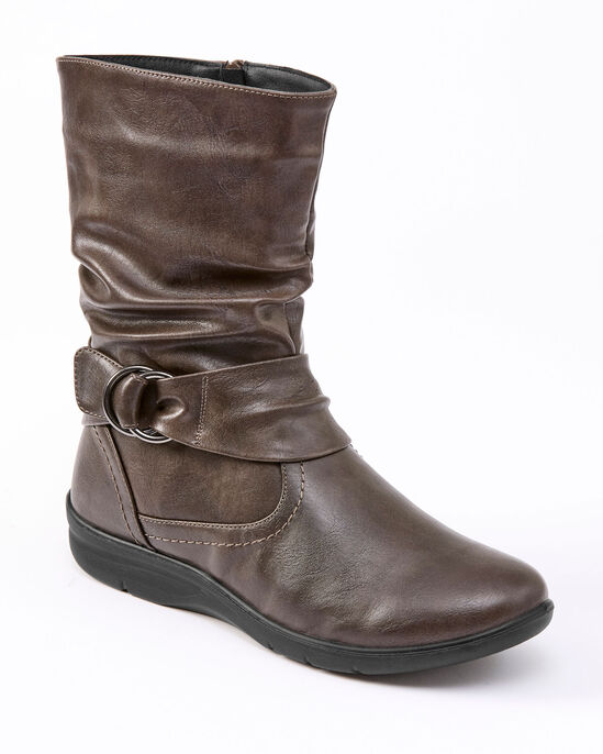 Flexisole Mid-Calf Buckle Boots