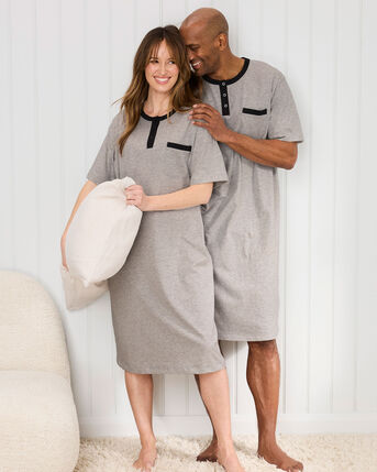 Cotton Rich Short Sleeve Jersey Nightshirt