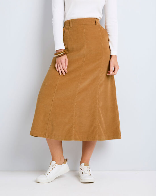 Cotton Cord Maxi Skirt