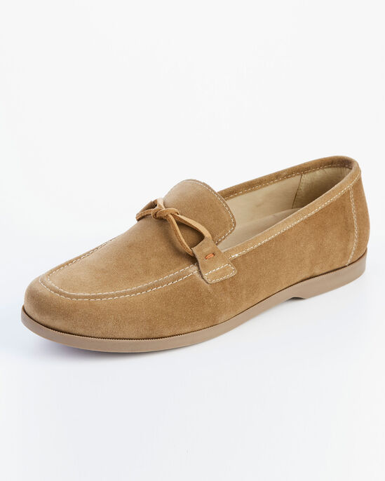 Suede Slip-on Boat Shoes