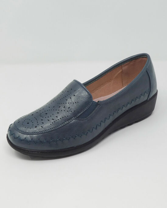 Flexisole Slip-on Punch Detail Shoes
