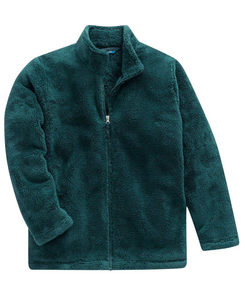 Soft Fleece Zip Through Jacket at Cotton Traders
