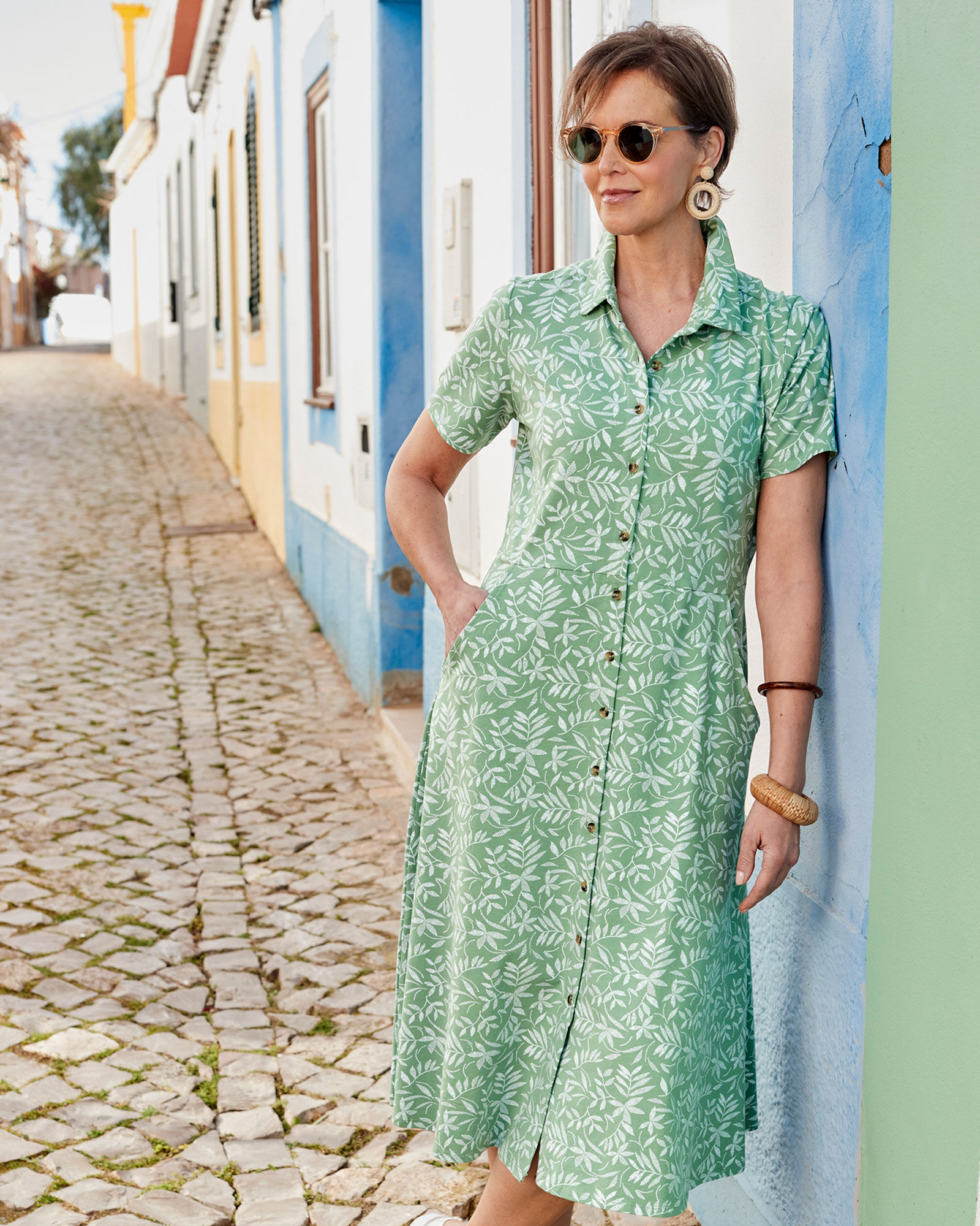 Short sleeve jersey dress online