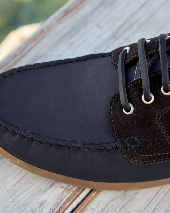 Leather Lace-Up Boat Shoes