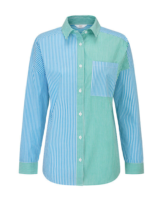 Stripe Relaxed Cotton Shirt