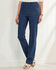 Pull On Stretch Denim Trousers