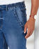 Side Elasticated Straight-Fit Jeans