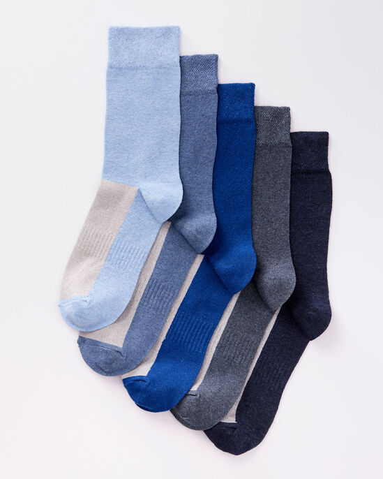 5 Pack Arch Support Comfort Top Socks