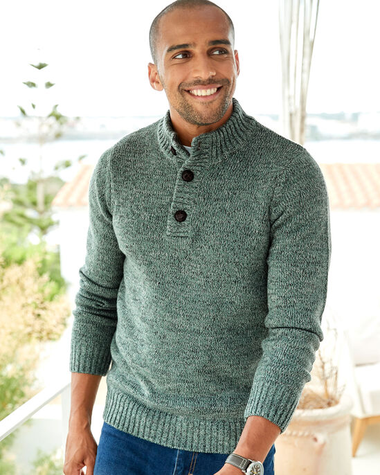 Half Button Jumper