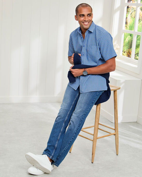 Short Sleeve Soft Touch Print Shirt