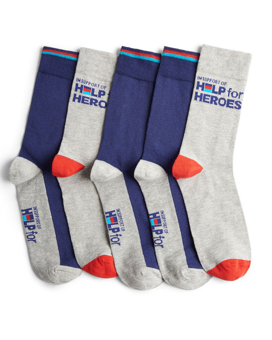 Pack of 5 Help For Heroes Socks