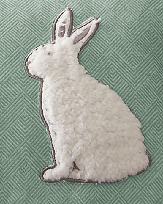 Appliqué Rabbit Cushion