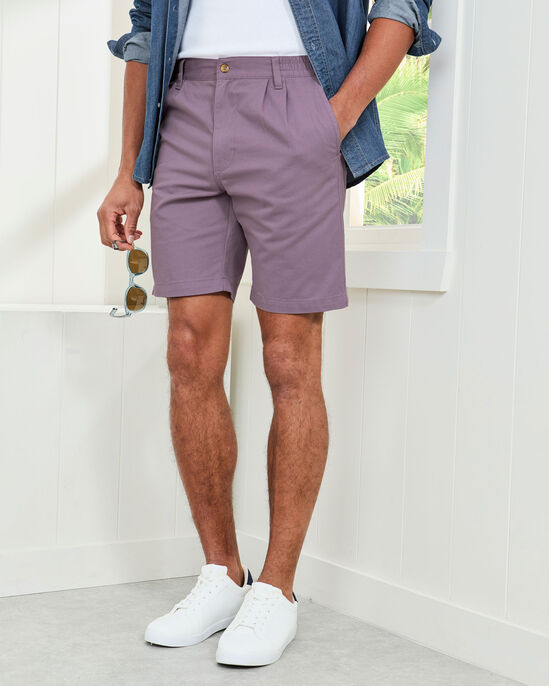 Pleat Front Comfort Shorts