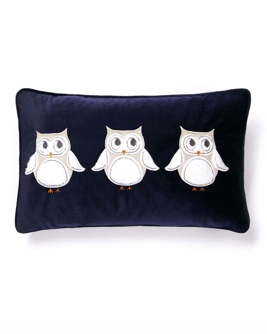 Owl Appliqué Cushion