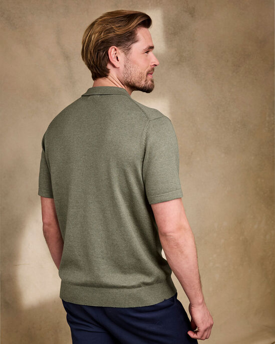 Super-Soft Modal Blend Knitted Polo Shirt