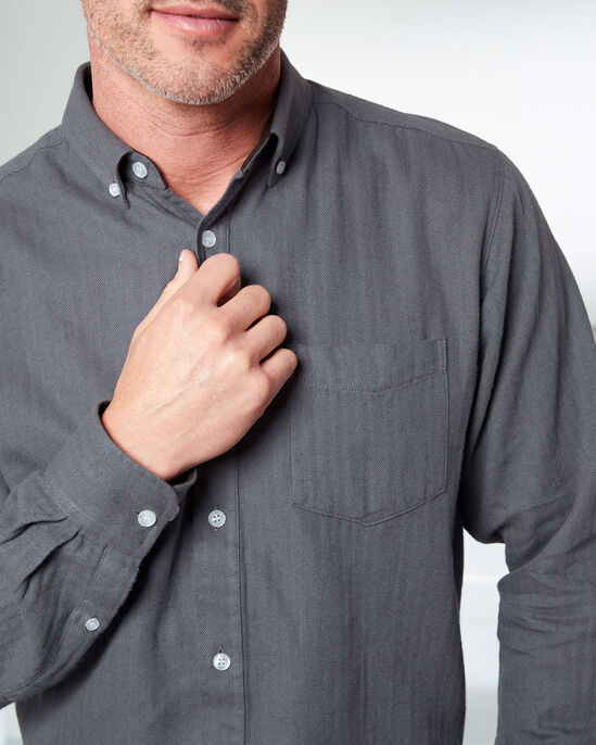 Long Sleeve Herringbone Shirt