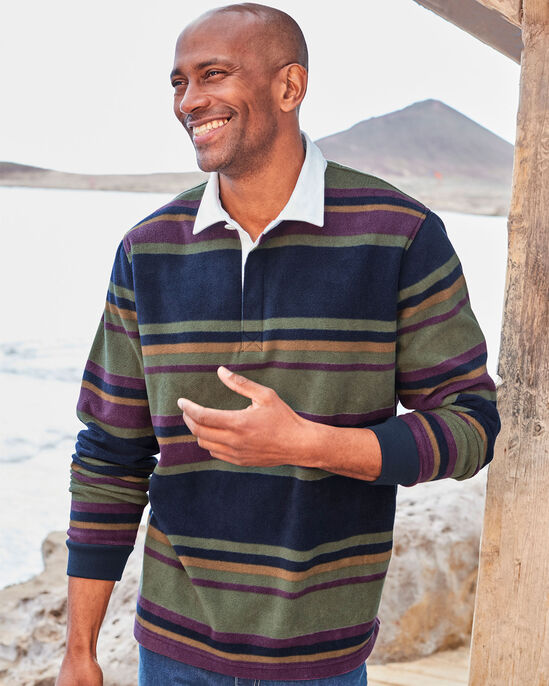 Fleece Stripe Rugby