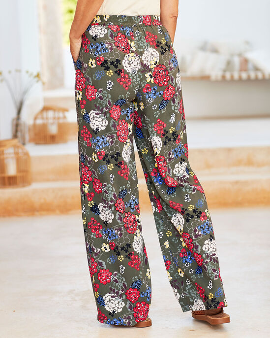 Florence Printed Wide-Leg Trousers