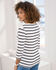 Wrinkle Free 3/4 Sleeve Boat Neck Top