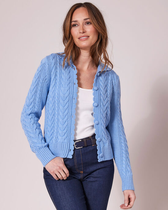 Cable Button Cardigan