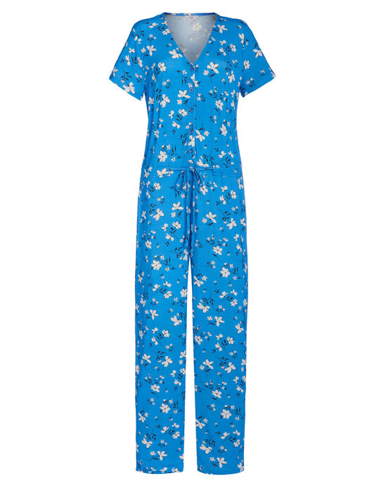 Jump-In Print Jersey Jumpsuit