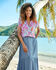 Printed Crinkle Top