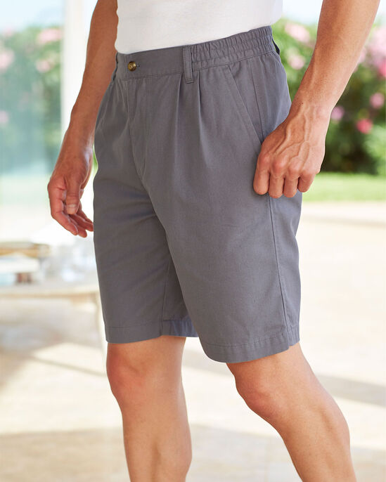 Pleat Front Comfort Shorts