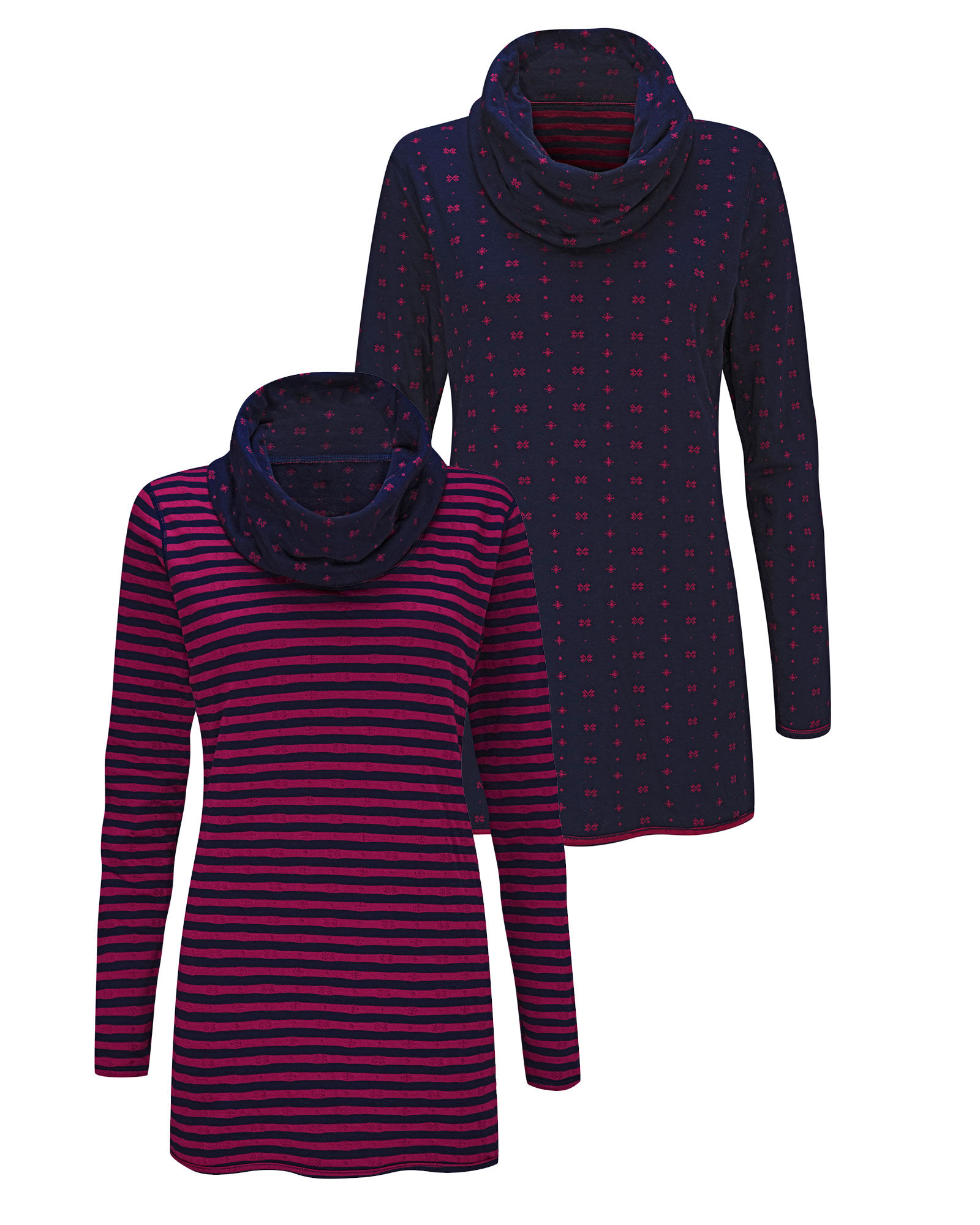 Reversible Cowl Neck Tunic