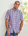 Short Sleeve Casual Check Shirt