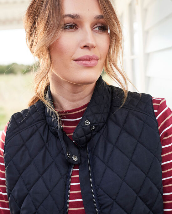 Loren Detachable Faux Fur Collar Gilet