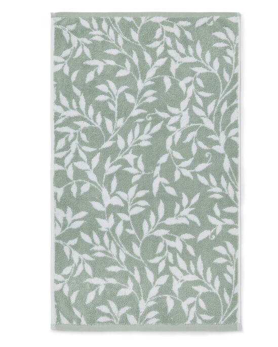 2 Pack Trailing Leaf Jacquard Hand Towel 