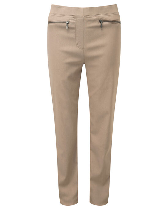 Super Stretchy Slim-Leg Pull-On Trousers