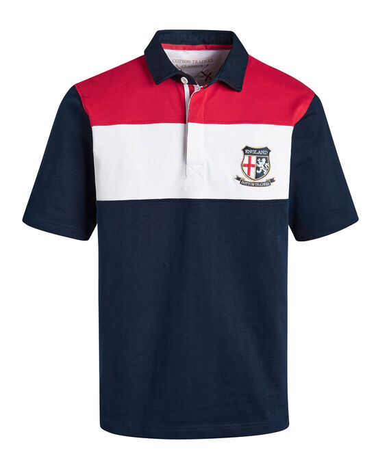Short Sleeve Classic Panelled England Rugby Shirt