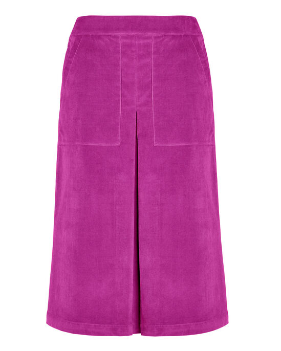 Lila Stretch Cord Midi Skirt
