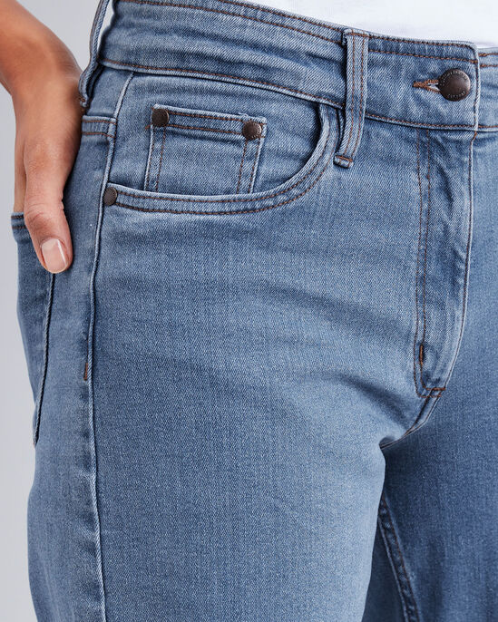 Penny Wide-Leg Stretch Jeans