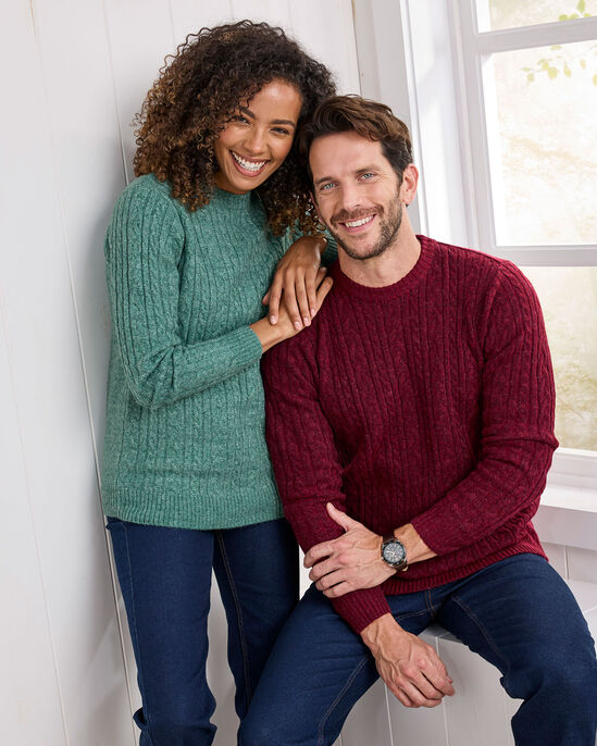 Cable Knit Crew Neck