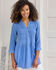 Crinkle Lace Trim Tunic