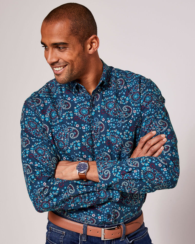Long Sleeve Soft Touch Print Shirt at Cotton Traders