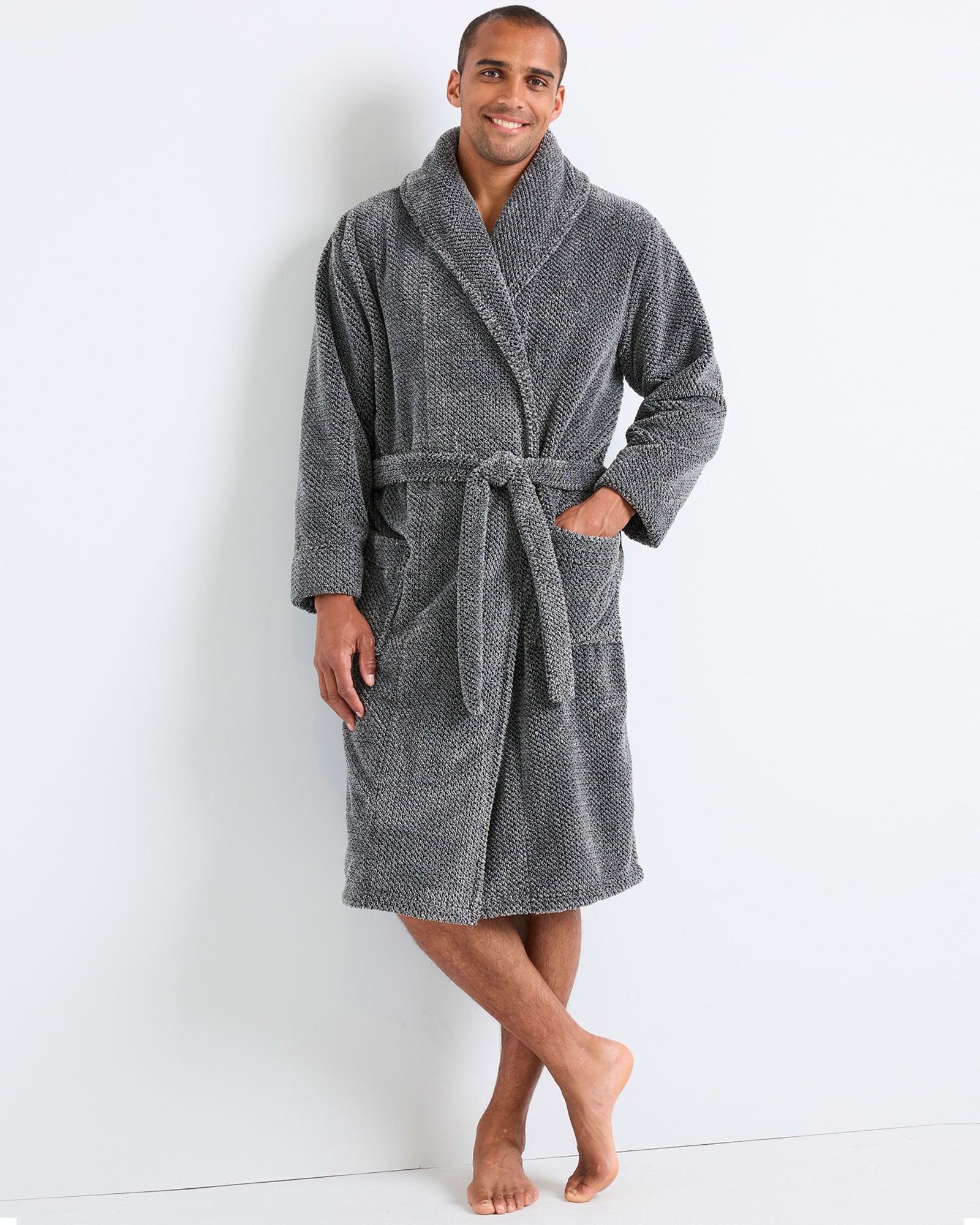 Guinness Fleece Dressing Gown at Cotton Traders