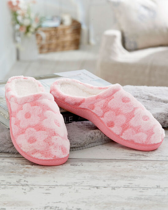 Patterned Mule Slippers